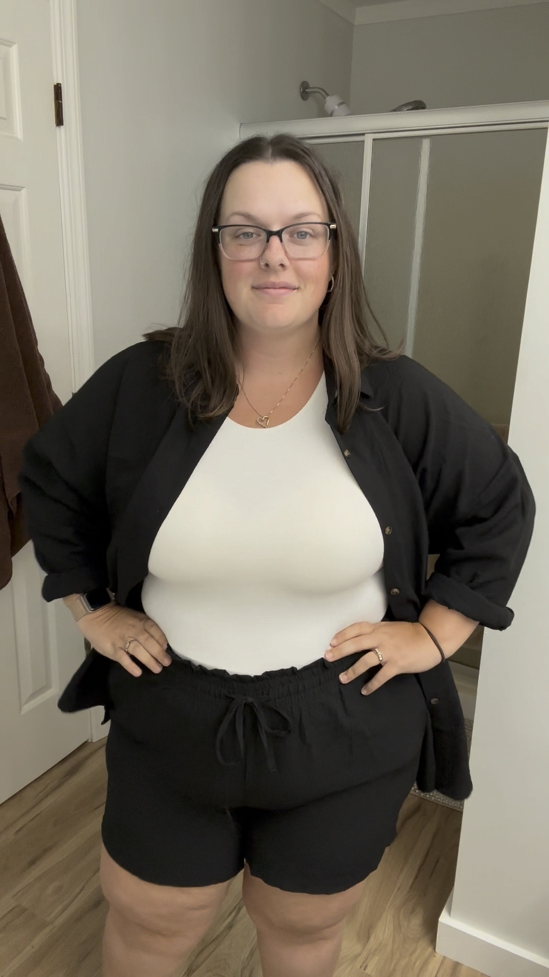 This. Set. Is. 🖤

Honestly, I love the cute sets floating around and often, don’t feel like they’ll fit well on me. I bought this black set on a whim because it was on super discount and I am loving it. 

It would be perfect for light travel, heading to the pool, or if you need to throw on something easy to run a quick errand. 

The material is thick enough that I do not feel self-conscious but light enough to be comfortable in the summer heat 🔥

It’s currently on sale, so if you wanna check it out, reply “set” and I’ll send you the link 🥰

Side note: I filmed in my bathroom because we replaced the lightbulbs and I am LOVING how bright it is. 💡 Okay, that’s all 😅


#LTKSeasonal #LTKplussize #LTKmidsize