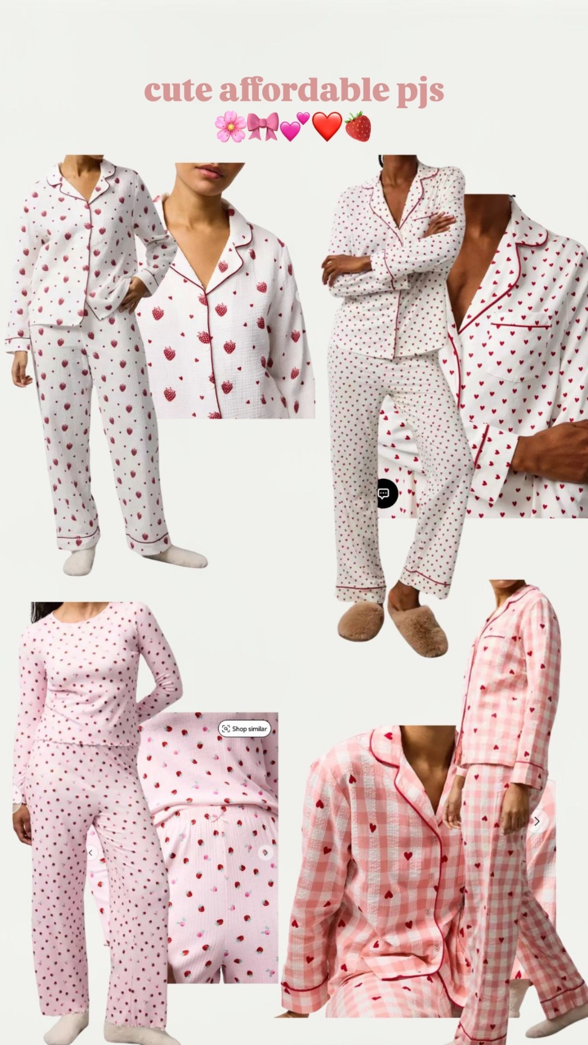 cute affordable pjs 
galentines pjs 
valentines pjs 

#LTKhome #LTKgiftguide