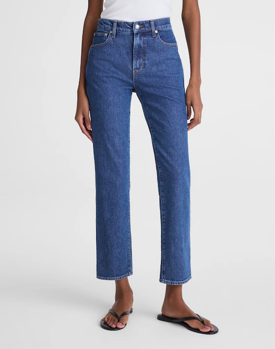 The Longline Straight Crop Jean | Madewell