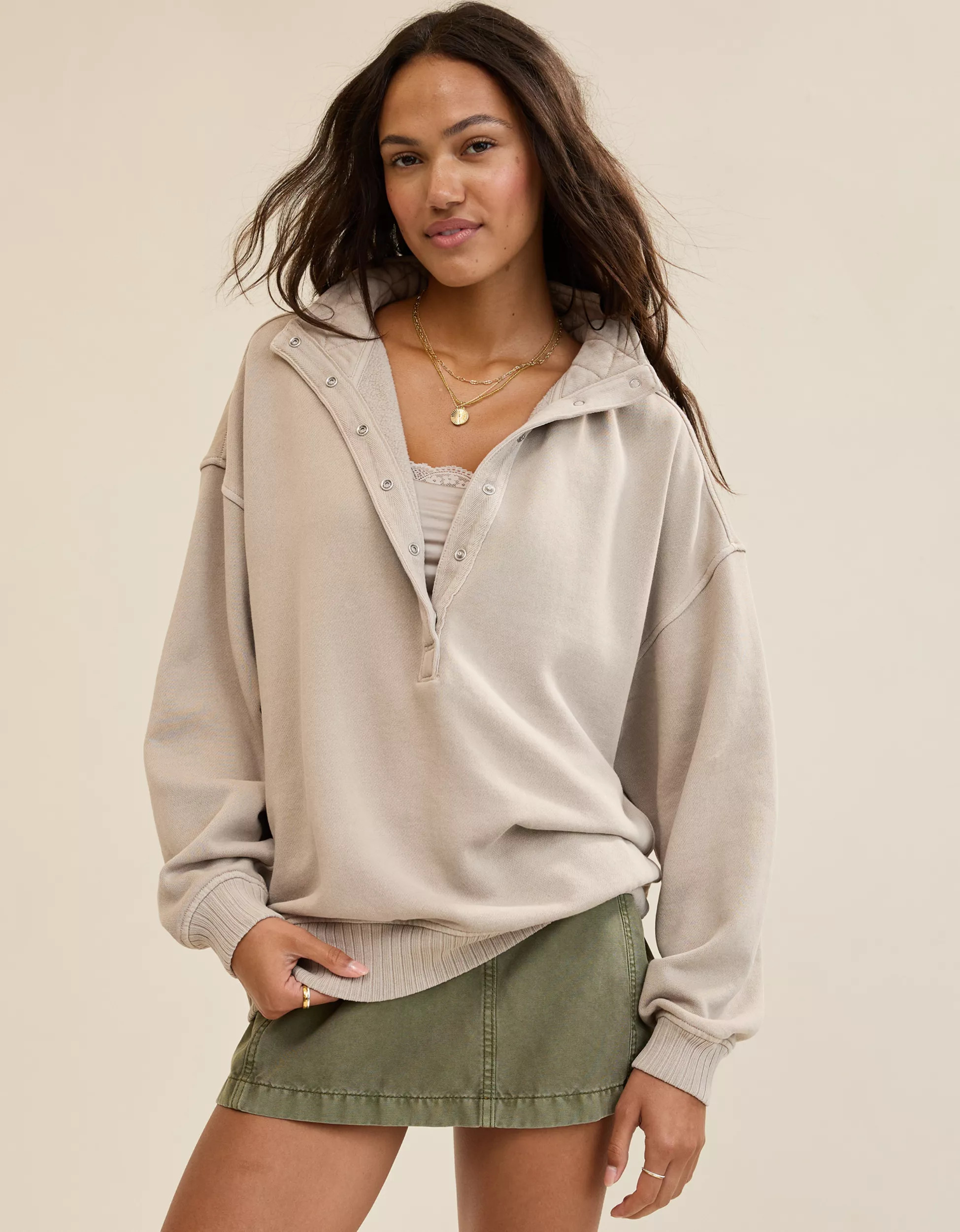 Aerie Oh Snap! Sweatshirt | Aerie