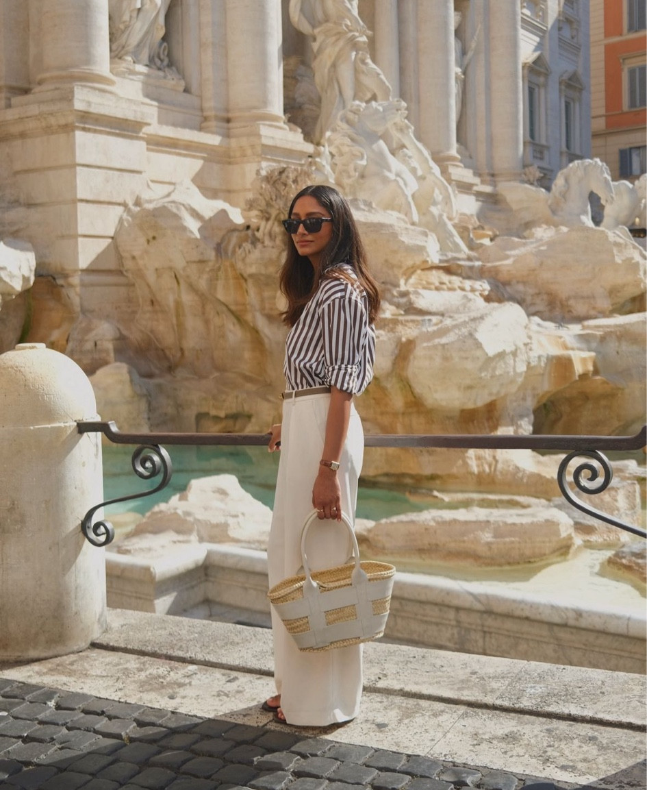 When in Rome! 

Summer style, Summer Outfit Inspiration, European Summer, Tailored Trousers, Striped Shirt, De Mellier Bag , Summer Dress, Holiday Inspiration, Holiday Outfit, Ralph Lauren  

#LTKeurope #LTKsummer #LTKuk