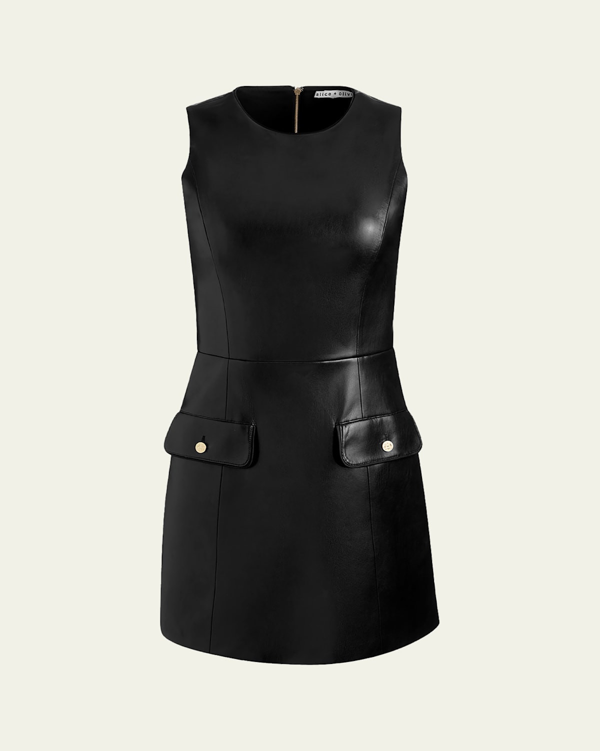 Marcella Vegan Leather Mini Dress | Bergdorf Goodman