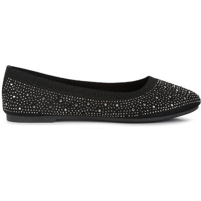 Rhinestones Embellished Ballet Flats | Target