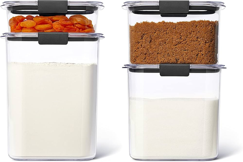 Rubbermaid Brilliance BPA Free Food Storage Containers with Lids | Amazon (US)