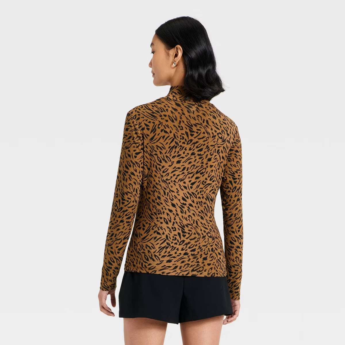 Women's Long Sleeve Mesh Turtleneck Top - A New Day™ | Target