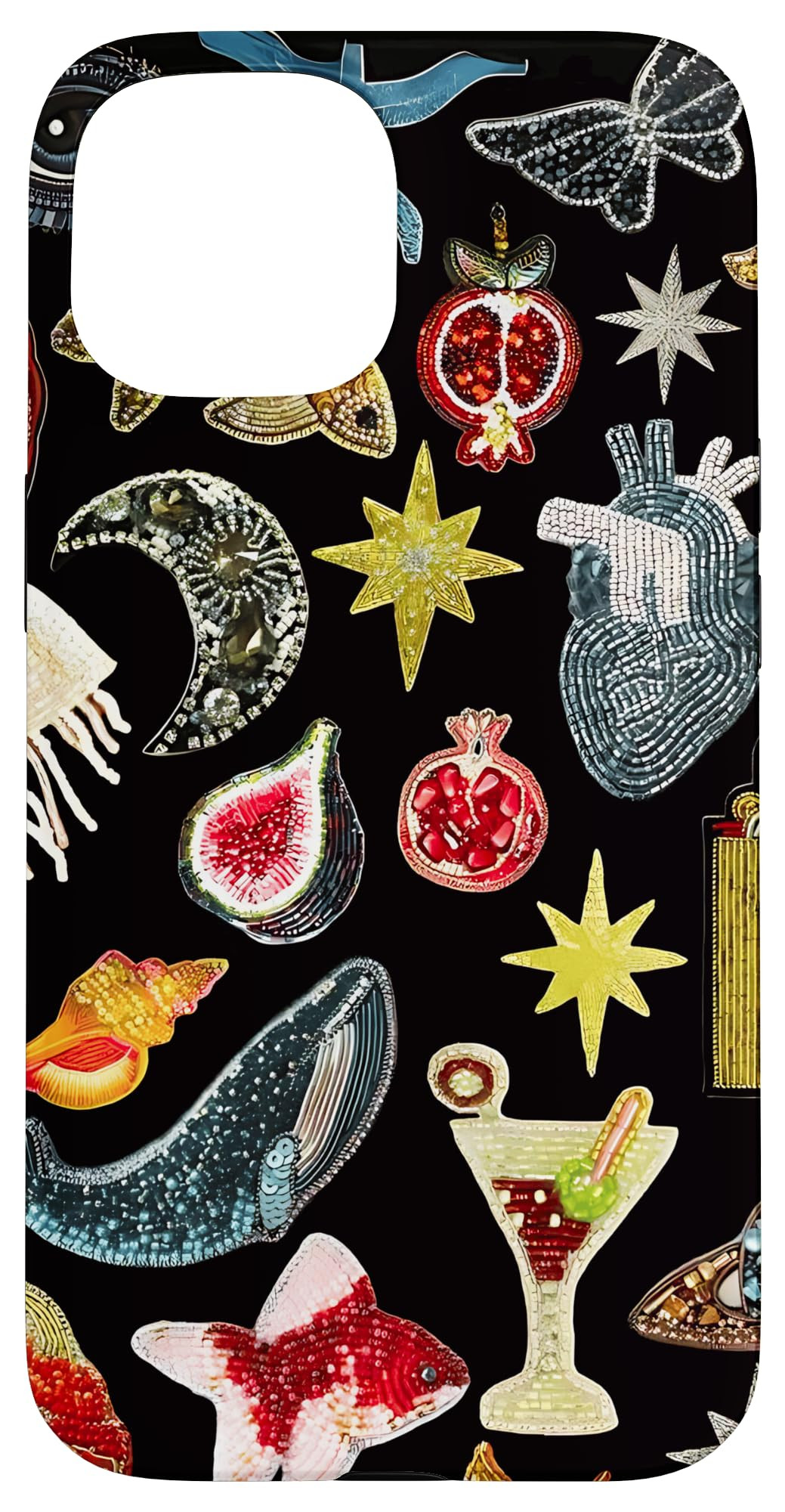 iPhone 15 Vintage Print Art Collage Scrapbook Tiles Y2K Eclectic Case | Amazon (US)