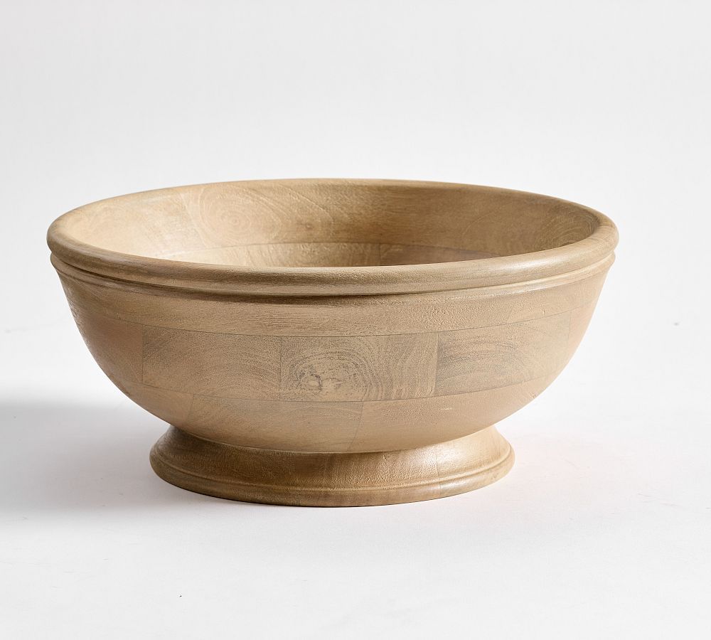 Sierra Wood Serving Bowl | Pottery Barn (US)