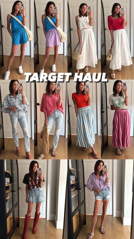 Maybe my favorite Target haul to date, AND everything is under $35!! SO many cute options for summer. 
I’m wearing an XS in everything except the graphic tees, those I’m in a size S. 

#LTKSeasonal #LTKStyleTip #LTKFindsUnder50