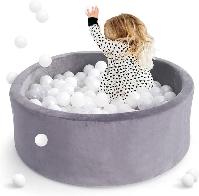 little dove Kiddie Ball Pit Pool Playpen - Indoor Playpen Premium Handmade Kiddie Balls Pool - Gr... | Amazon (US)