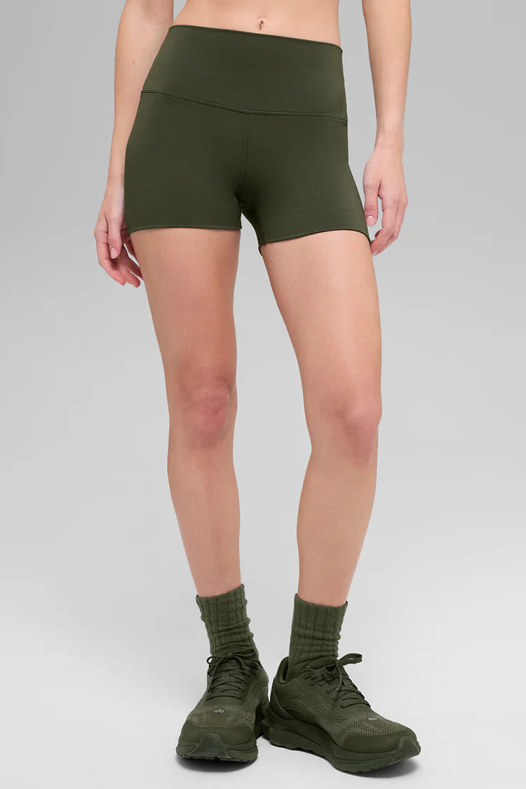 3" ALO Softsculpt High-Waist Precision Short | Alo Yoga (US)
