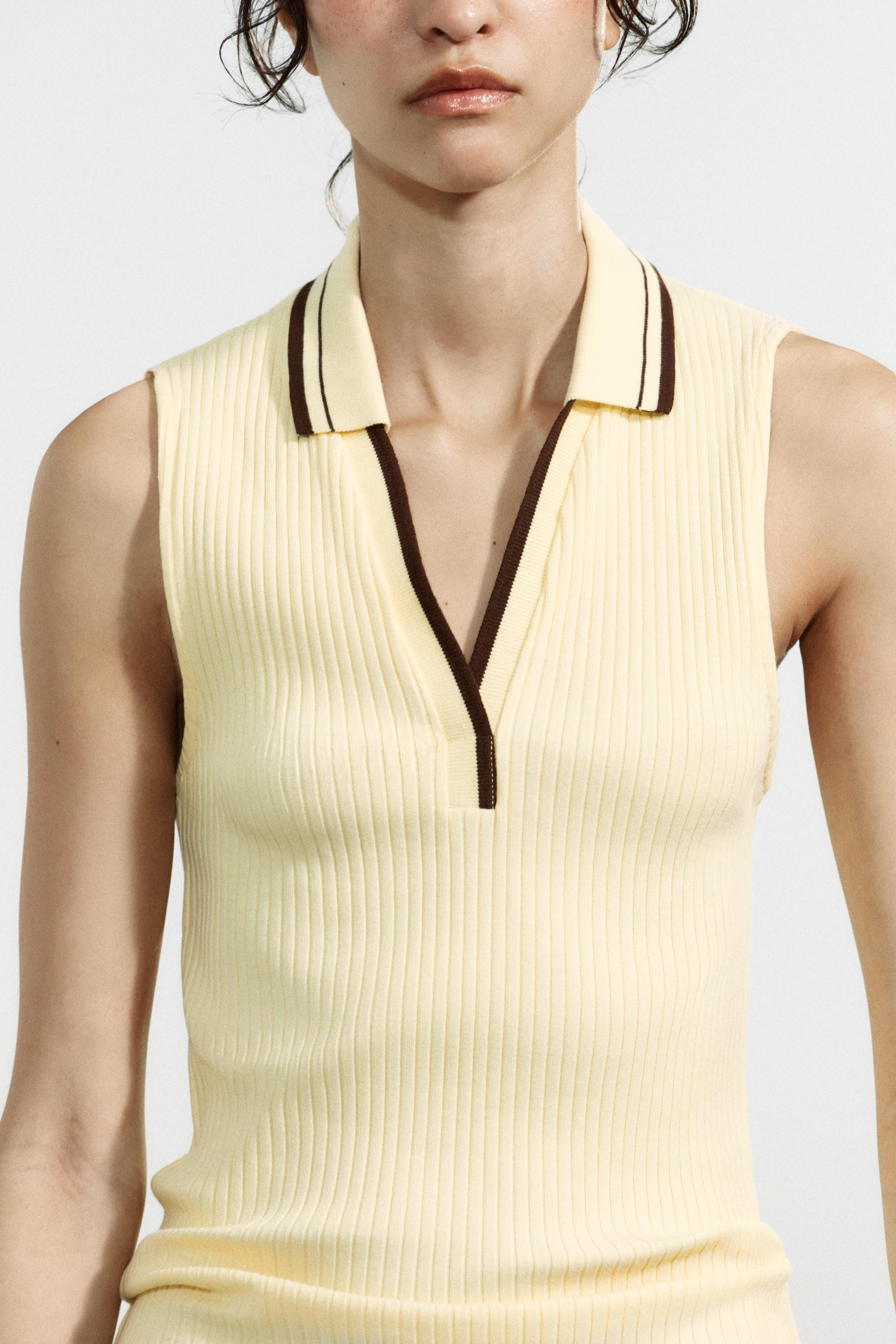 RIBBED POLO SHIRT | Zara US