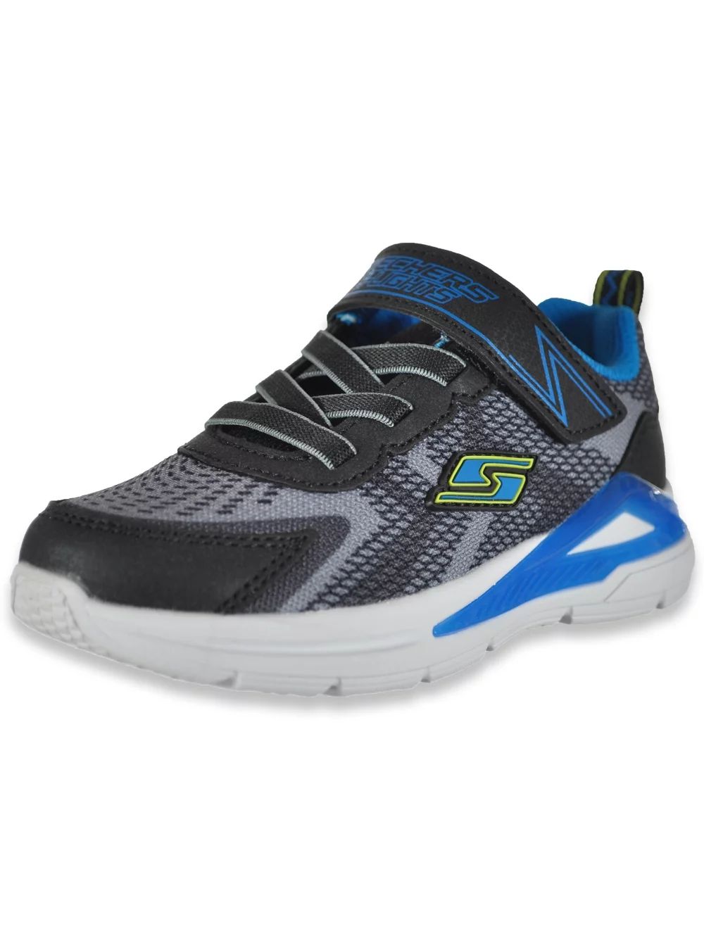 Skechers Boys' Tri Light-Up Sneakers - Black/Blue, 9 Toddler | Walmart (US)