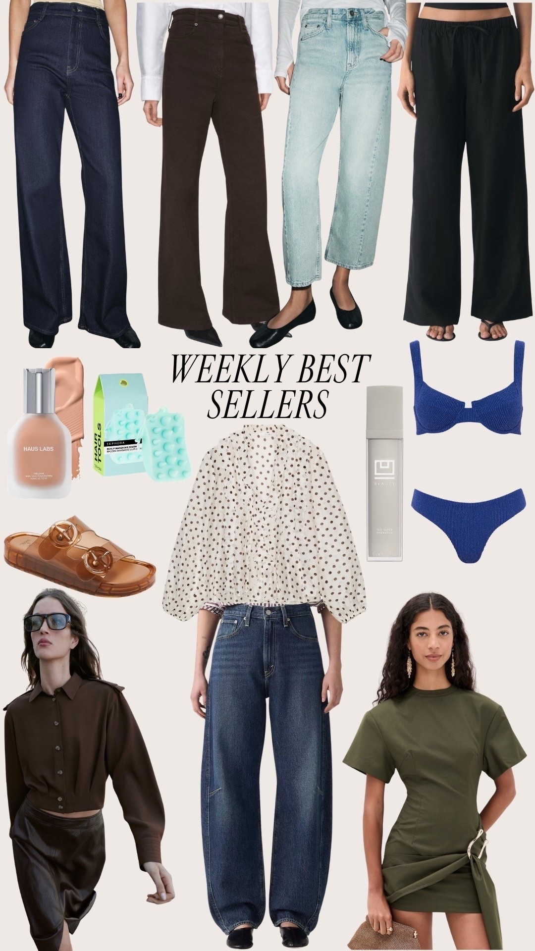 Resharing your top favorite items! Here are best sellers and the most loved pieces from this past week! ✨

Target
Zara
Brown Jeans
Denim
Jelly sandals
Mini dress
Swimwear
Bikini
Sunglasses
Hair tools
Foundation 
Makeup
Skincare

#LTKootd #LTKgrwm #LTKBeauty