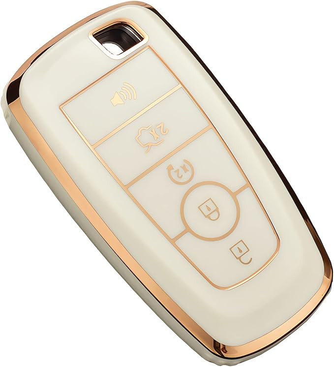 for Ford Key Fob Cover, Premium Soft TPU Full Protection Key Fob Case for Ford Lincoln Fusion Mus... | Amazon (US)