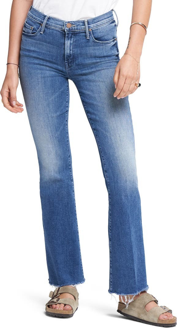 Fray Hem Bootcut Jeans | Nordstrom