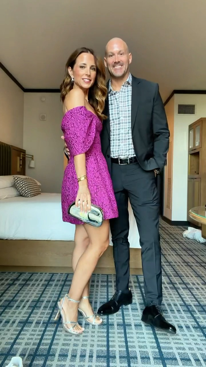 Tonight’s dinner and party look! Wearing XXS. Dinner date outfit. Date night outfit. Fall wedding guest. Party dress. Party outfit. Cocktail dress. Silver heels are TTS

#LTKWedding #LTKTravel #LTKootd