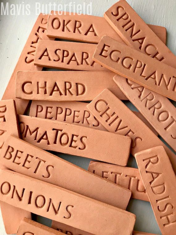 Vegetable Markers  Garden Markers  Herb Markers  Plant | Etsy | Etsy (US)