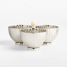 Romeo 3 Part Server by Laura Harrier & Tiffany Howell | Crate & Barrel | Crate & Barrel