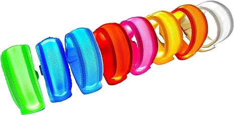 KIRALUMI 8 PCS LED Glow Bracelets, Light Up Wristbands - Glow in The Dark Party Bracelets Favors ... | Amazon (US)