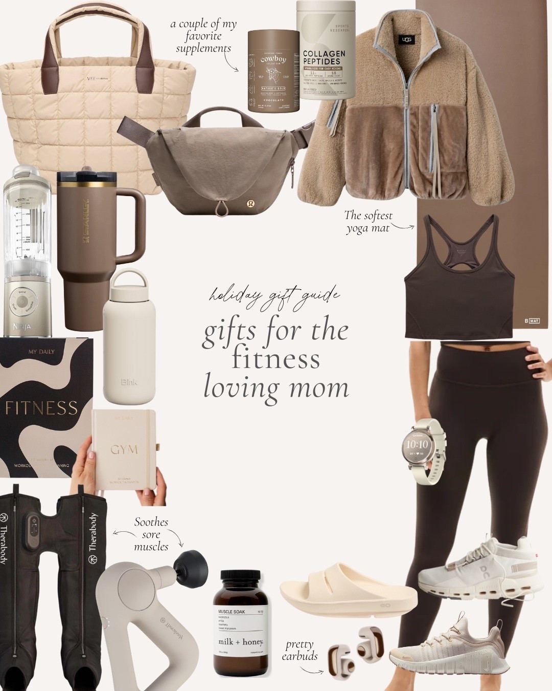 Thoughtful gifts for the moms who love to move. I always look for things that make their workouts a little more fun and stylish. 

#LTKPetite #LTKShoeCrush #LTKActive