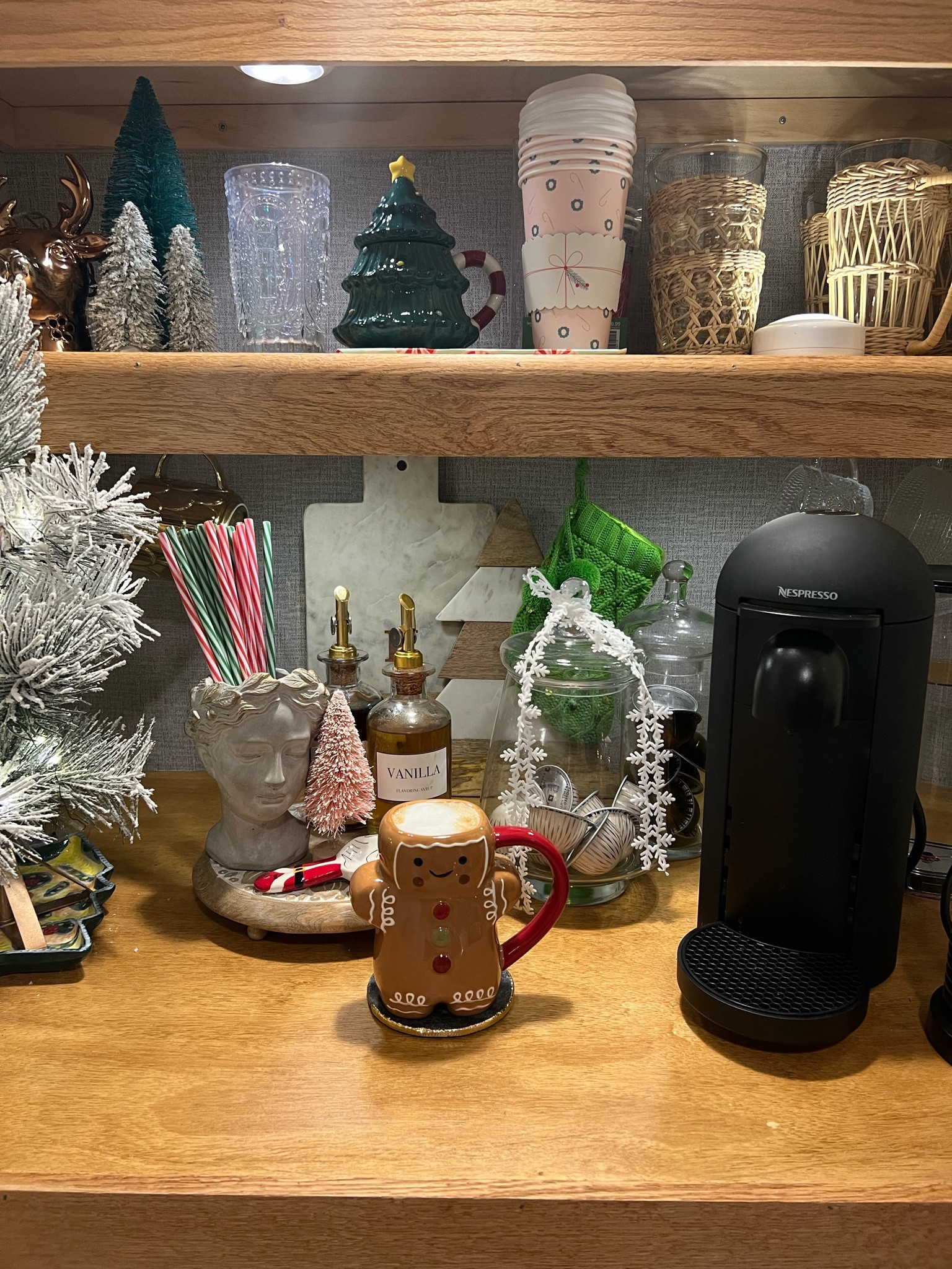 Christmas Coffee bar!! 
#holidaybar 
#christmasdecor
#christmashome

#LTKCyberWeek #LTKHoliday #LTKSeasonal