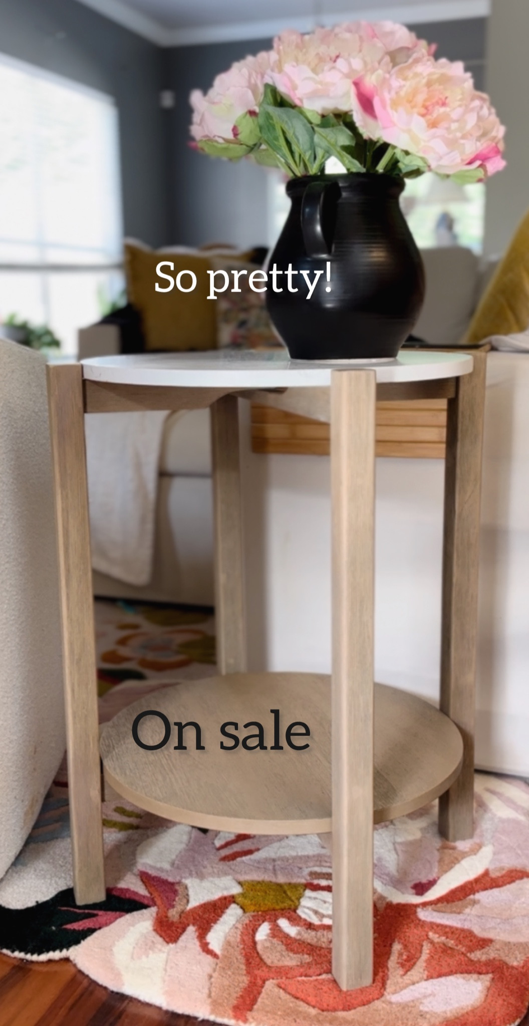 The perfect living room side table! @walmart #walmartpartner #walmarthome

#LTKFindsUnder100 #LTKHome #LTKSaleAlert