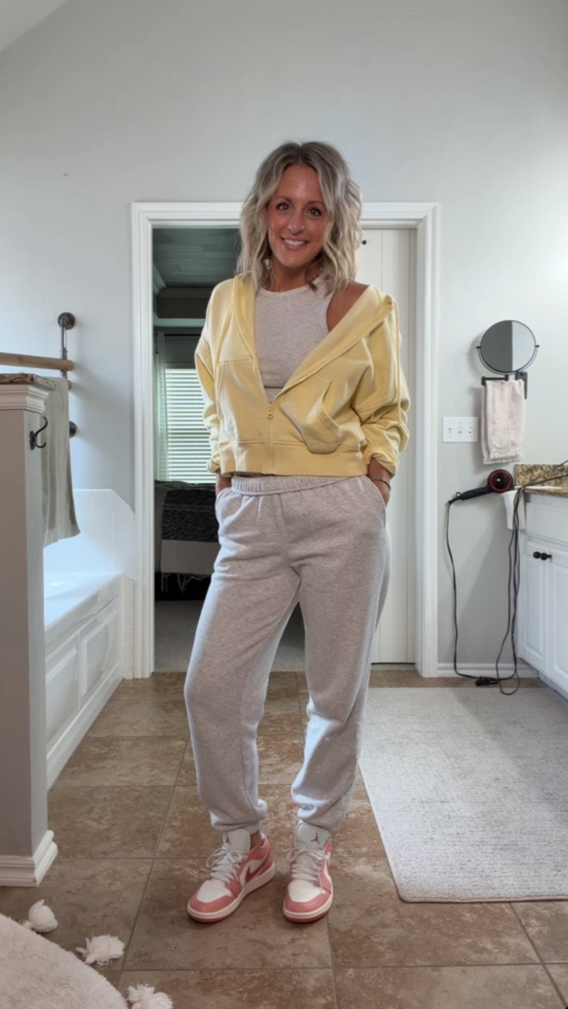 Perfect for chilly spring days• these Walmart sweats & sold Navy jacket are the most comfy sweats I have!

#LTKmomlife #LTKootd #LTKOver40