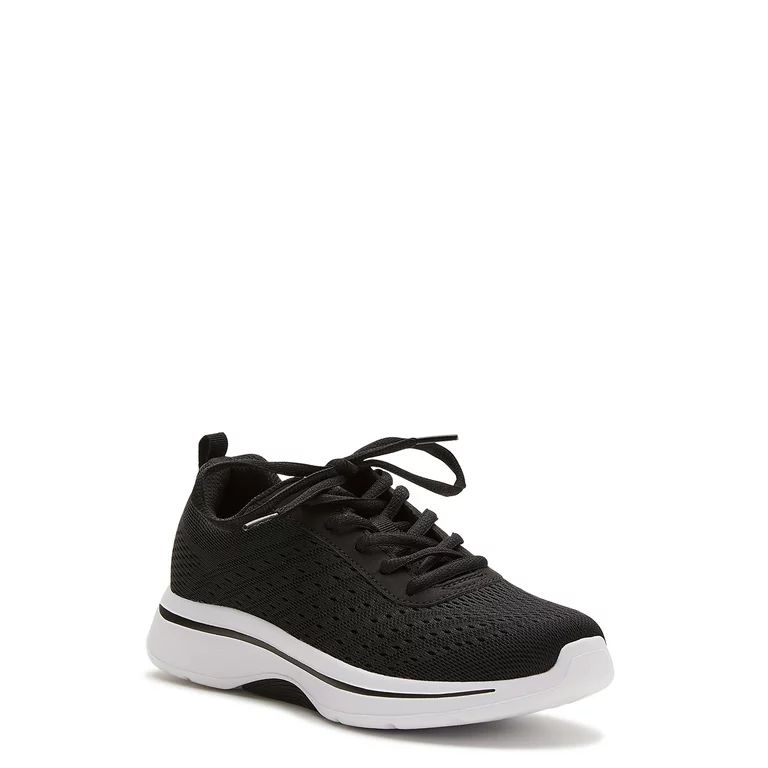 Athletic Works Women's Comfort Lace Up Sneaker, Wide Width Available - Walmart.com | Walmart (US)