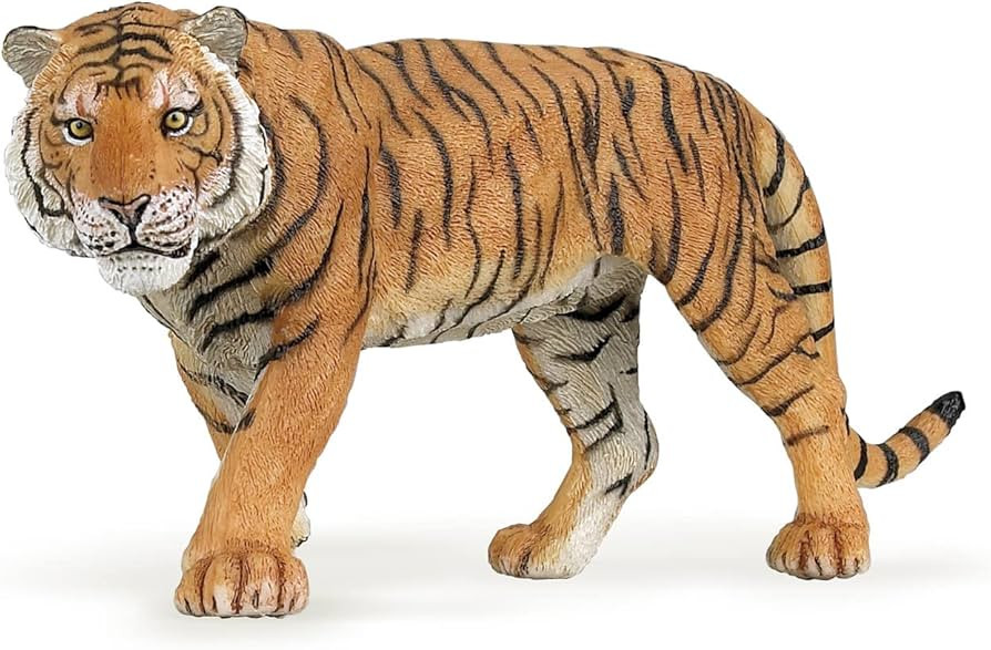 Papo -Hand-Painted - Figurine -Wild Animal Kingdom - Tiger -50004 -Collectible - for Children - S... | Amazon (US)