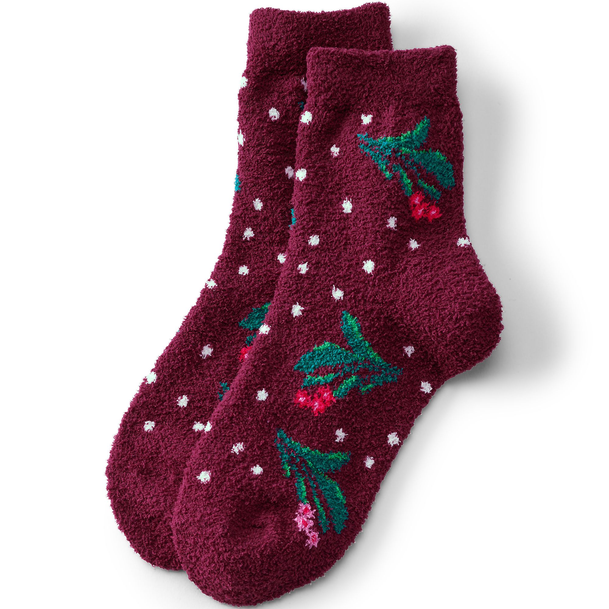 Women's Cozy Micro Crew Socks | Lands' End (US)