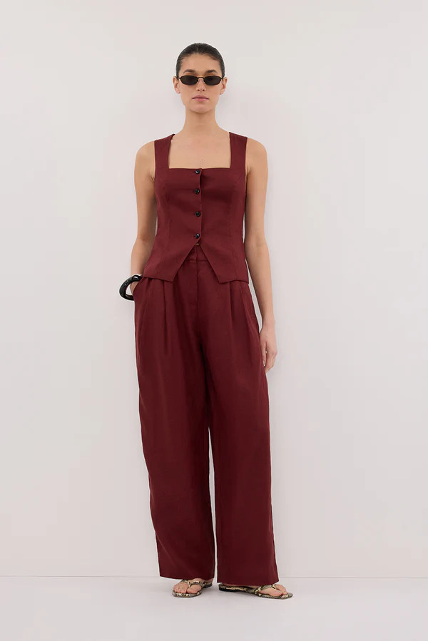 FRAN SAHARA LINEN PANT | DISSH