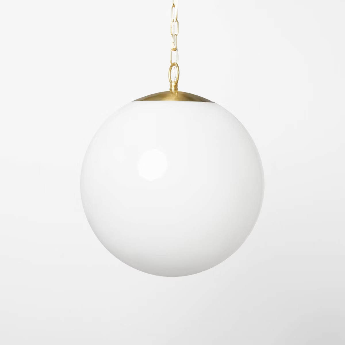 Milk Glass Ceiling Pendant Brass - Threshold\u2122 designed with Studio McGee | Target