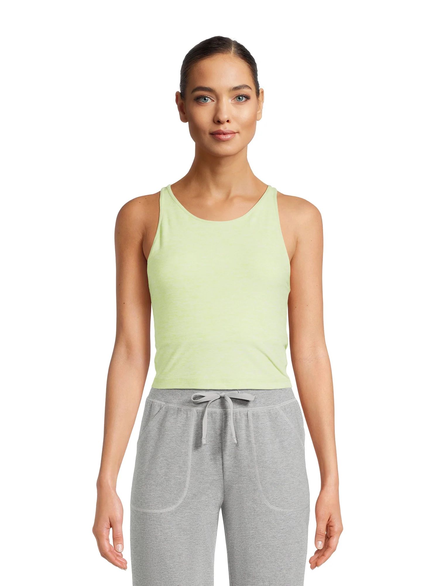 Athletic Works Women's ButterCore Soft Cropped Tank Top, Sizes XS-XXXL | Walmart (US)