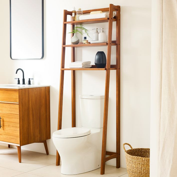 Mid-Century Over-The-Toilet Shelf | West Elm (US)