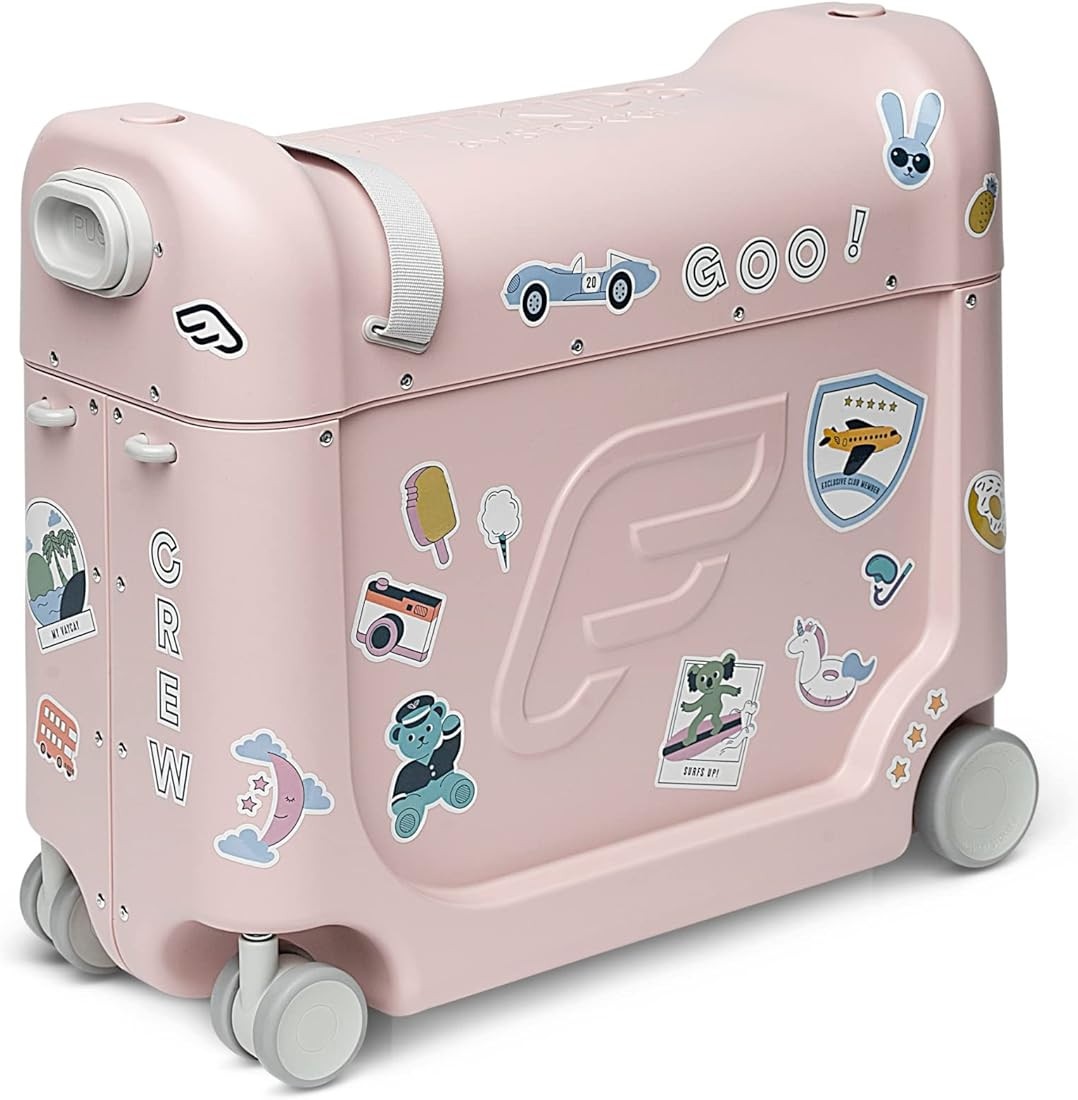 JetKids by Stokke BedBox, Pink Lemonade - Kid's Ride-On Suitcase & In-Flight Bed - Help Your Chil... | Amazon (US)