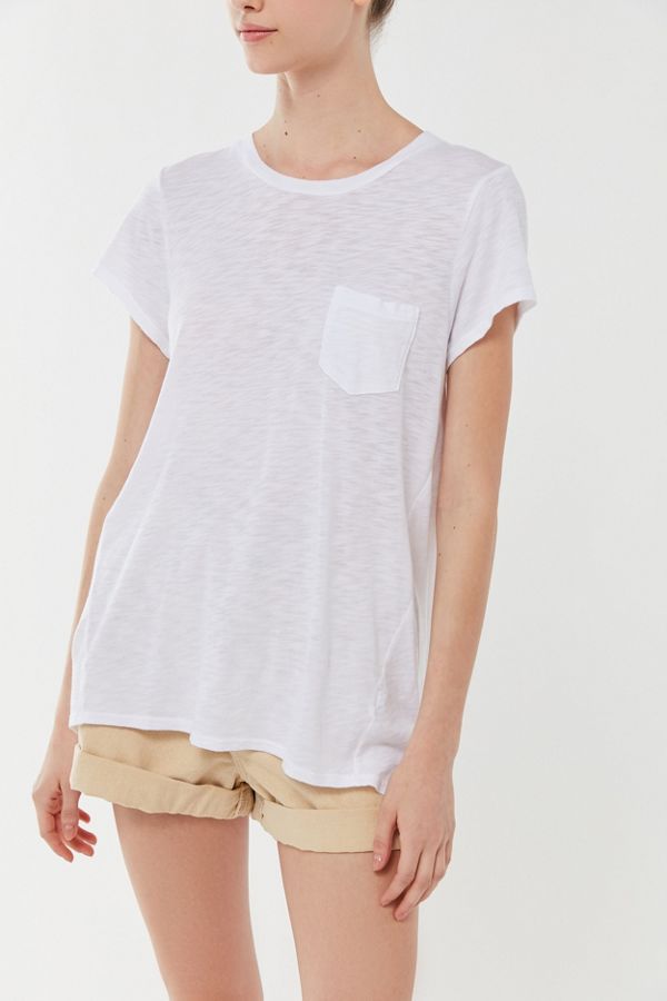 Truly Madly Deeply Crew Neck Pocket Tunic Tee | Urban Outfitters (US and RoW)