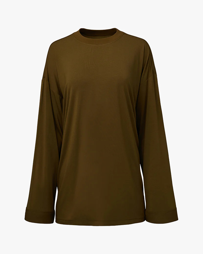 Long Sleeve Oversized Sleep Tee | We Wore What