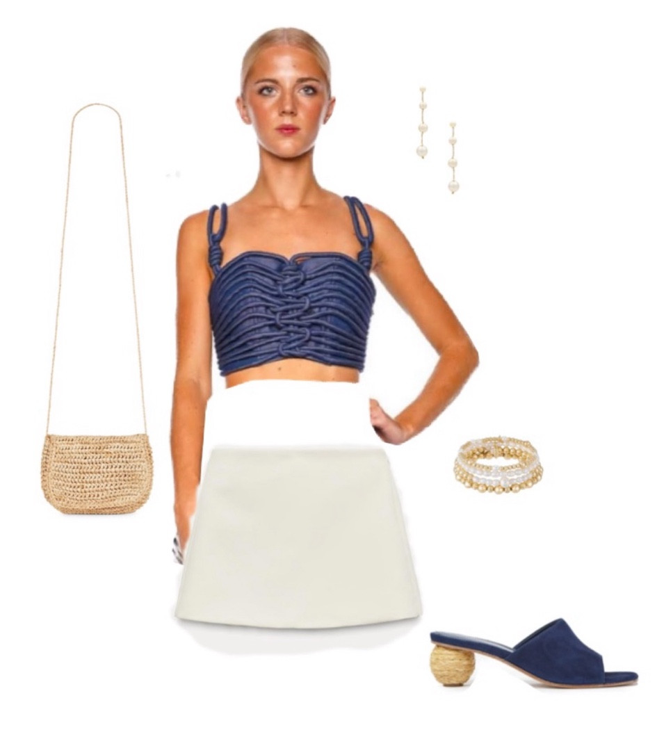 Skirt is Zara, shoes are Paloma Barcelo, and top is Lola Dré! 