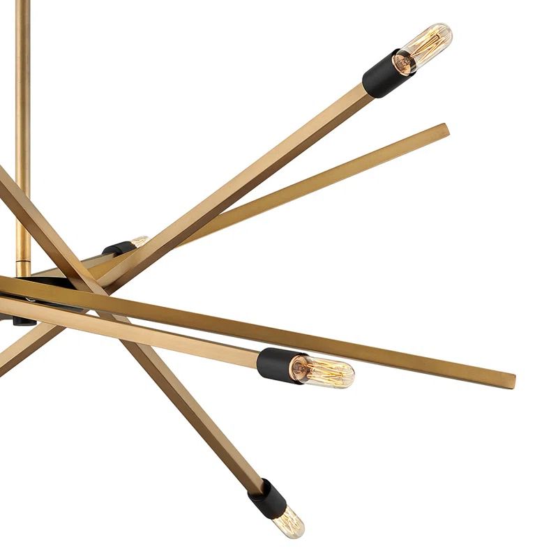 Archer 6 - Light Sputnik Modern Linear Chandelier | Wayfair North America