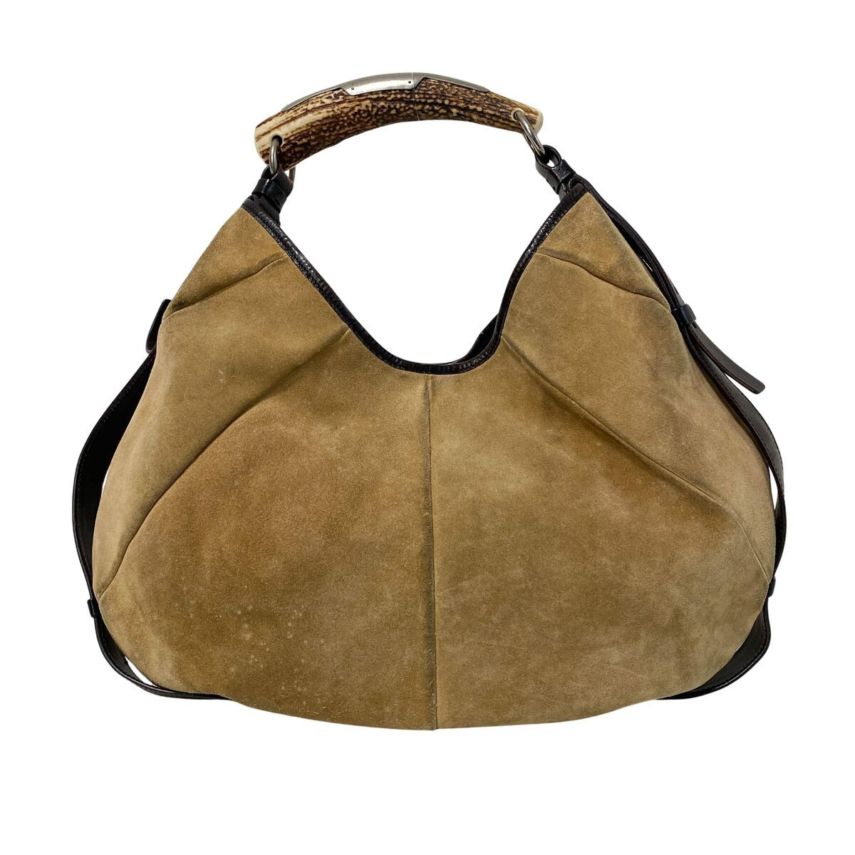 SAINT LAURENT YSL Mombasa Brown Suede Shoulder Bag | eBay | eBay US