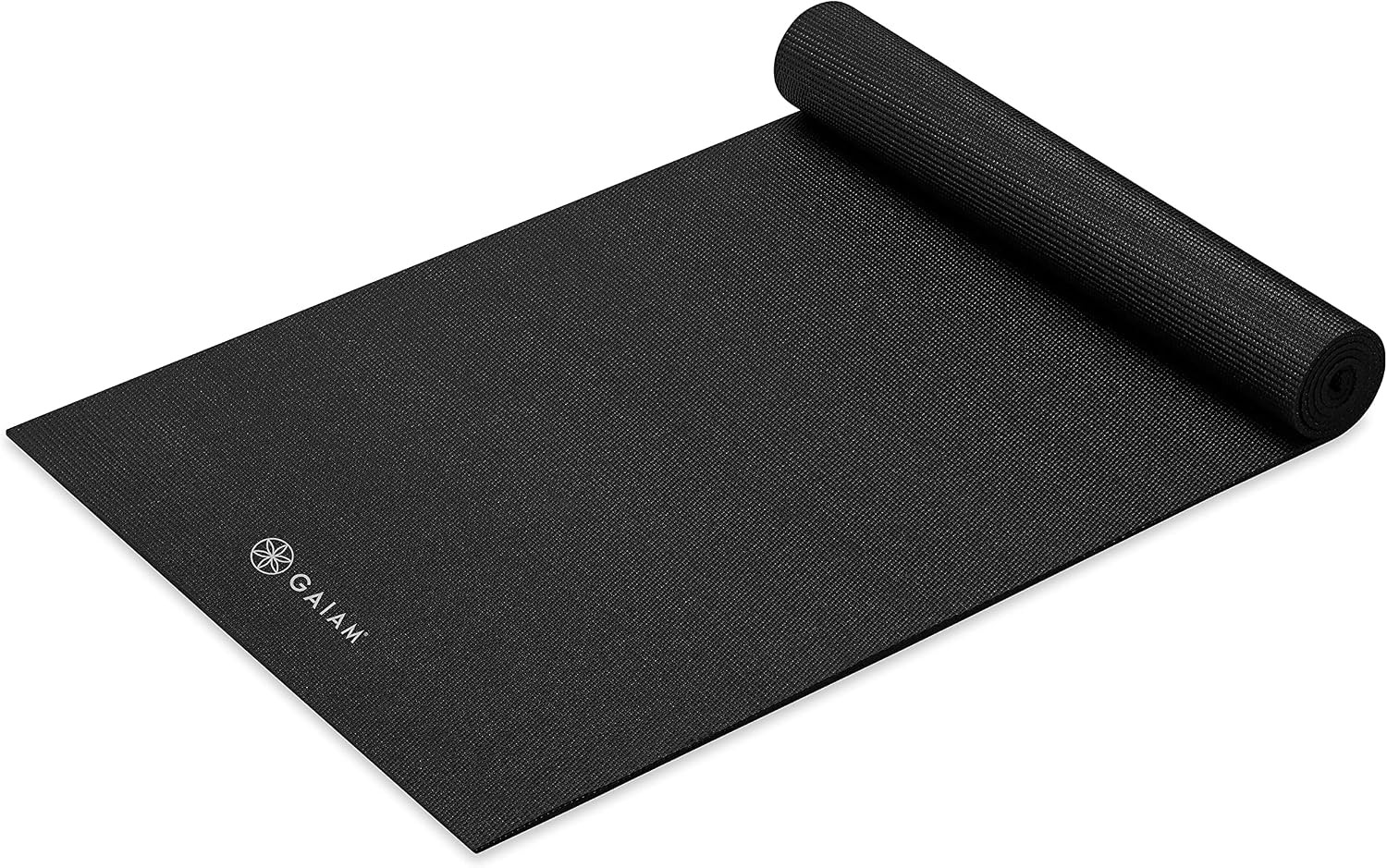 Gaiam Yoga Mat - Premium 5mm Solid Thick Non Slip Exercise & Fitness Mat for All Types of Yoga, Pilates & Floor Workouts (68" x 24" x 5mm) | Amazon (US)