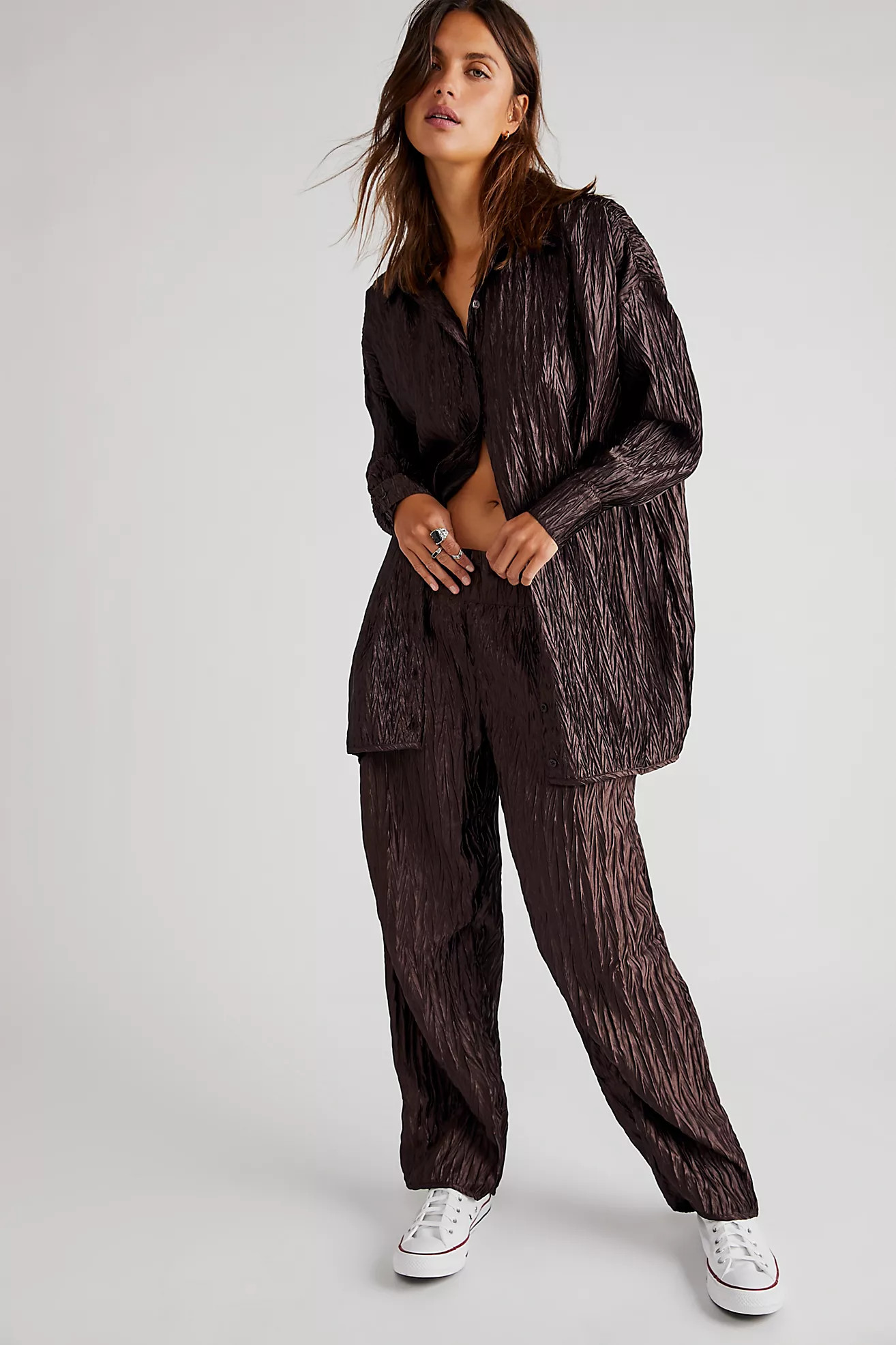 Crinkle Plisse Suit | Free People (Global - UK&FR Excluded)