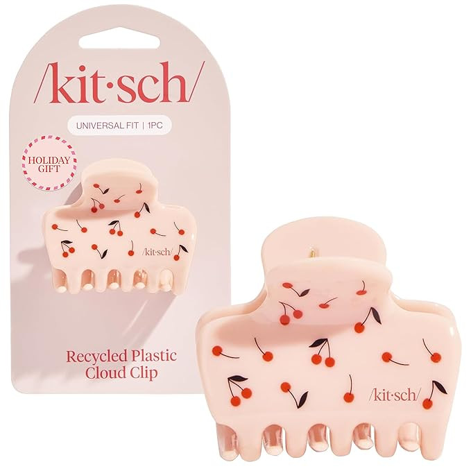 Kitsch Medium Hair Clips for Women – Strong Hold Claw Clips for Thick or Thin Hair – Recycled... | Amazon (US)