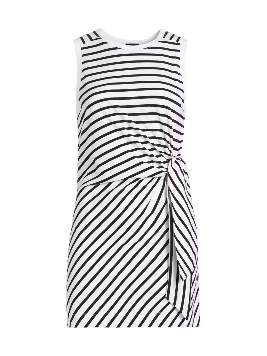 Stripe Jersey Cotton Tank Minidress | Saks Fifth Avenue