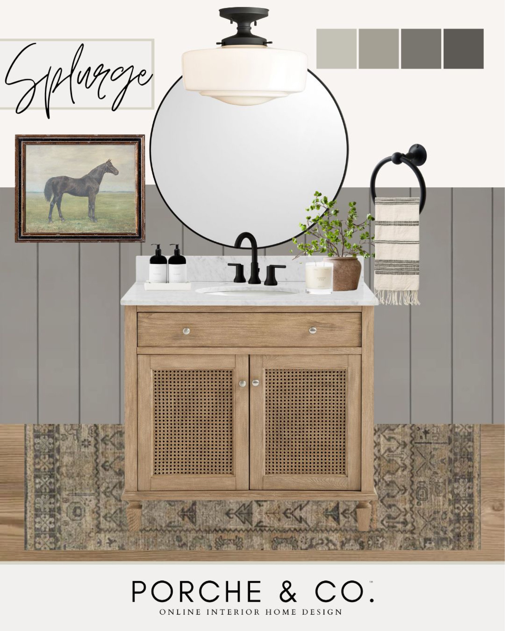 Save vs splurge 
Modern classic powder bathroom
#moodboard #visionboard #porcheandco

#LTKFind #LTKhome #LTKstyletip