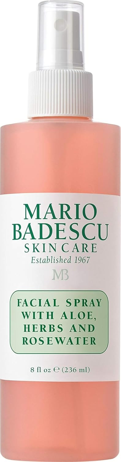 Mario Badescu Facial Spray with Aloe, Herbs and Rose Water for All Skin Types, Face Mist that Hydrates, Rejuvenates & Clarifies | Amazon (US)