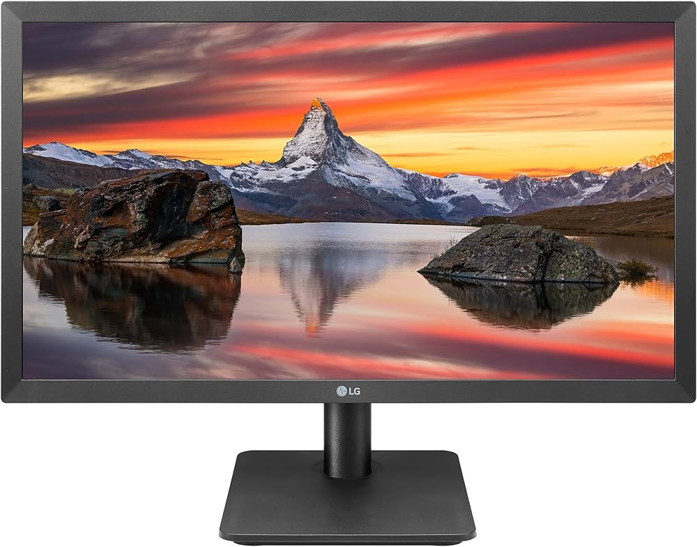 LG 22MP410-B 22” Full HD (1920 x 1080) VA Display with AMD FreeSync, OnScreen Control - Black | Amazon (US)