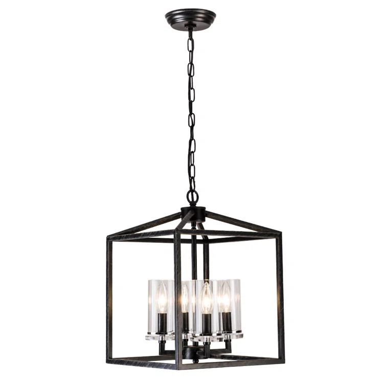 Worton Dimmable Lantern Square / Rectangle Chandelier | Wayfair North America
