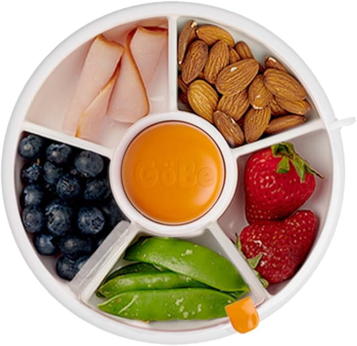 GoBe Kids Small Snack Spinner Flip Bundle with Hand Strap and Sticker Sheet - Reusable Snack Cont... | Amazon (US)