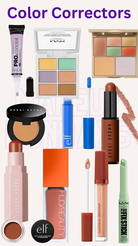 Makeup Color Correctors - products to help reduce redness, dark spots, and brighten dullness on the skin 

#LTKstyletip #LTKfindsunder50 #LTKbeauty